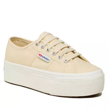 Кроссовки Superga Platform, бежевый