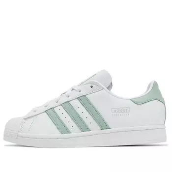 Кроссовки superstar 'cloud white hazy green' Adidas, белый