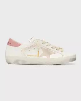 Кроссовки Superstar из смесовой кожи Golden Goose, цвет Optic Whiteseedpearllash Rose