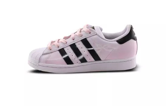 Кроссовки Superstar Kids Adidas Originals, розовый/черный