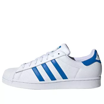 Кроссовки superstar 'white blue bird' Adidas, белый
