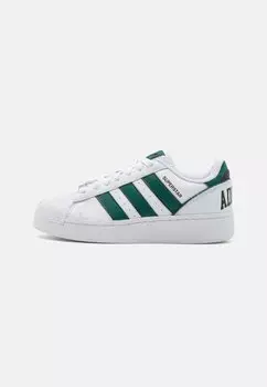 Кроссовки Superstar Xlg Unisex adidas Originals, обувь белая/студийно-зеленая/черная