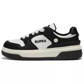 Кроссовки SUPRA Skateboarding Shoes Unisex Low-top, черный/белый