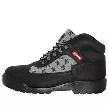 Кроссовки supreme new york yankees field boots 'black' Timberland, черный
