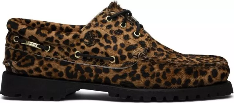 Кроссовки Supreme x 3-Eye Classic Lug Cheetah Print, коричневый