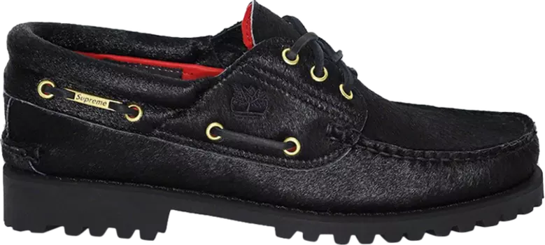 Кроссовки Supreme x 3-Eye Classic Lug Black, черный