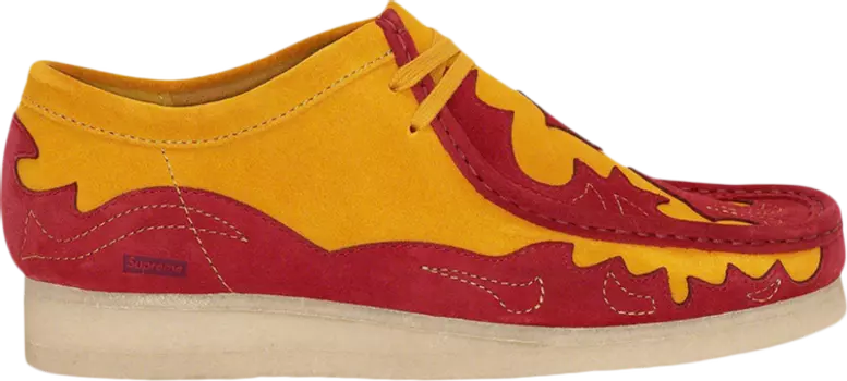 Кроссовки Supreme x Clarks Original Wallabee 'Gold', желтый