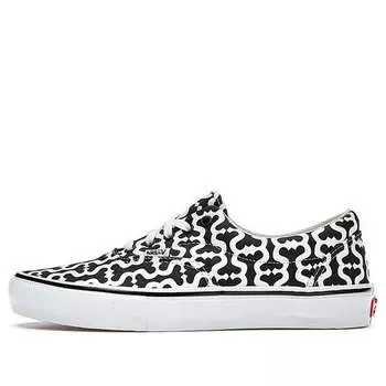 Кроссовки supreme x era 'monogram s - black' Vans, черный