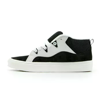 Кроссовки SUPSTORM Skateboarding Shoes Unisex Mid-top, черный/белый