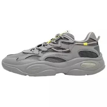 Кроссовки Surge Chunky для мужчин с низким верхом, сетчатые, цинково-железно-серый/дымчато-серый 361°