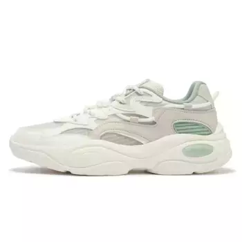Кроссовки Surge Chunky женские низкие Feather White/light Smoky Green 361°