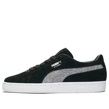 Кроссовки swarovski x suede classic 'black crystal' Puma, черный