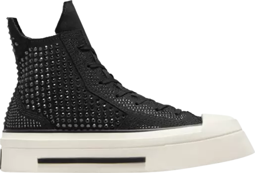 Кроссовки Swarovski x Wmns Chuck 70 De Luxe Squared High 'Crystals', черный