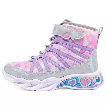 Кроссовки sweetheart lights 'pink purple grey' Skechers, розовый