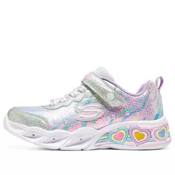 Кроссовки sweetheart lights 'silver rainbow' Skechers, серебряный