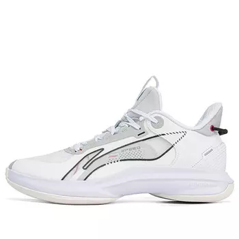 Кроссовки сверкающие середина Li-Ning, белый