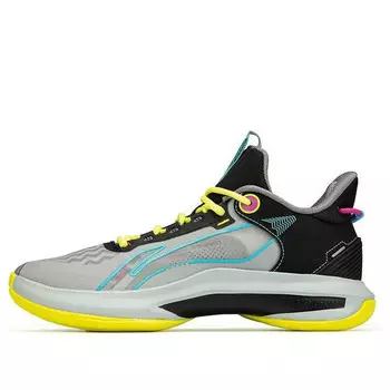 Кроссовки сверкающие середина Li-Ning, серый