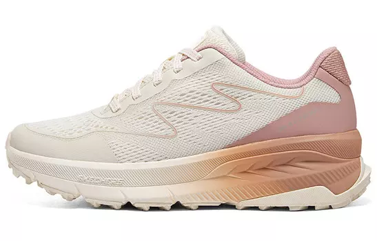 Кроссовки Switch Back для бега женские с низким верхом бежево-розовые Skechers