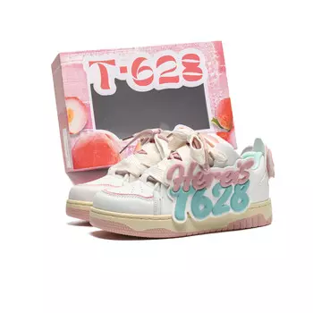 Кроссовки T628 Skateboarding Shoes Women's Low-top, розовый