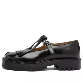 Кроссовки Tabi county loafer Maison Margiela, черный