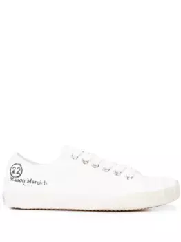 Кроссовки Tabi с эффектом разбрызганной краски MAISON MARGIELA, белый