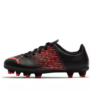 Кроссовки tacto fg/ag soccer cleats jr 'black sunblaze' Puma, черный