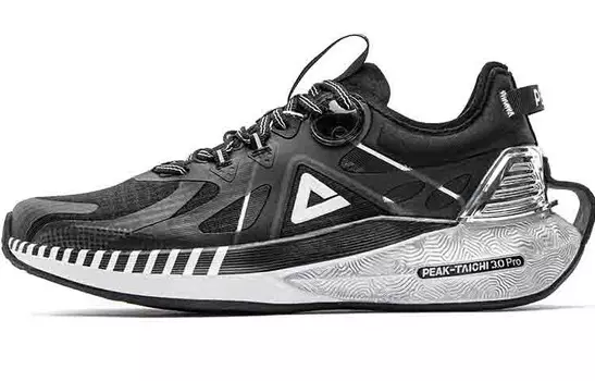 Кроссовки Tai Chi 3.0 Pro Lifestyle женские с низким верхом, черные/серебристые Peak