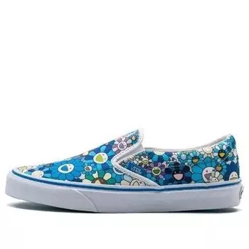 Кроссовки takashi murakami classic slip-on lx 'multi flower' Vans, мультиколор
