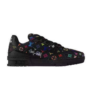 Кроссовки Takashi Murakami x Louis Vuitton Trainer 'Black', черный