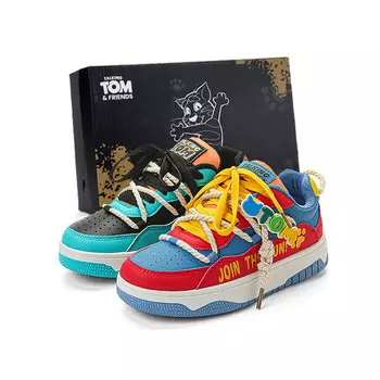 Кроссовки TALKING TOM Skateboarding Shoes Unisex Low-top, белый