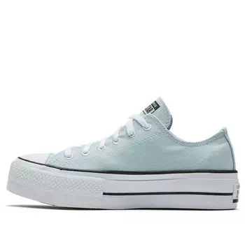 Кроссовки taylor all star lift renew canvas thick sole light blue sneakers 'blue white' Converse, синий