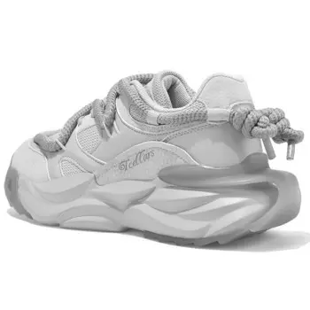 Кроссовки TCELLARS Chunky Sneakers Unisex Low-top, цвет Galaxy Gray