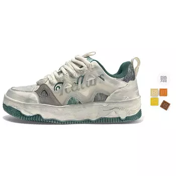 Кроссовки TCELLARS Skateboarding Shoes Unisex Low-top, зеленый