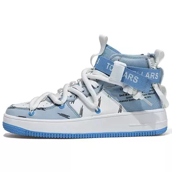 Кроссовки TCELLARS Skateboarding Shoes Unisex Mid-top, голубой