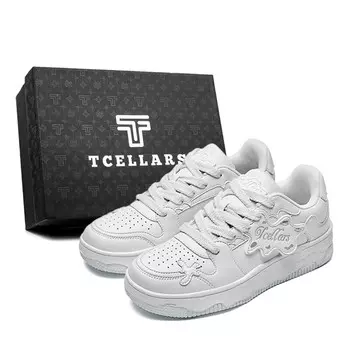 Кроссовки TCELLARS Stylish Skateboarding Shoes Unisex Low-top White, белый
