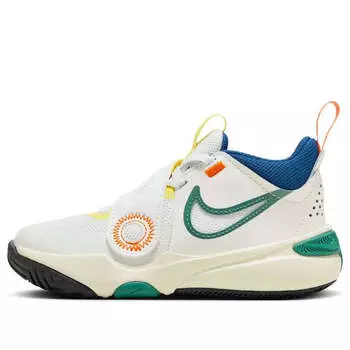 Кроссовки team hustle d 11 'sail bicoastal opti yellow' Nike, мультиколор