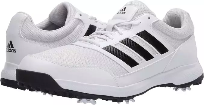 Кроссовки Tech Response 2.0 Golf Shoes adidas, цвет Footwear White/Core Black/Footwear White