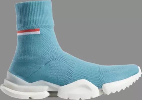 Кроссовки tech sock run 'mist' Reebok, синий