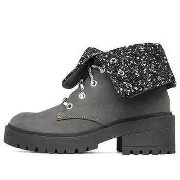 Кроссовки teen spirit knit buzz ankle boot 'black charcoal' Skechers, черный