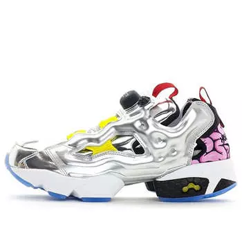 Кроссовки teenage mutant ninja turtles x instapump fury og Reebok, серебряный