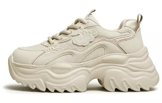 Кроссовки teenmix Chunky Sneakers Women's Low-top, цвет Apricot