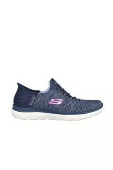 Кроссовки - Темно-синие - Плоские SKECHERS, темно-синий