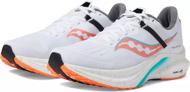 Кроссовки Tempus Saucony, цвет White/Vizi Orange