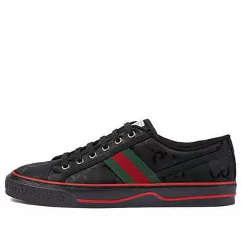Кроссовки tennis 1977 off the grid low 'black' Gucci, черный