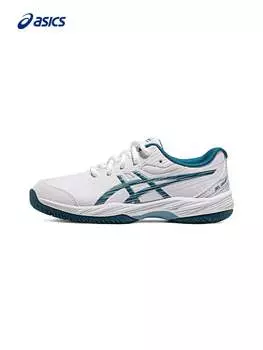 Кроссовки теннисные Asics Gel-Game 9 детские, синий / оранжевый