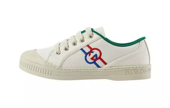 Кроссовки теннисные Gucci 1977 детские, белый