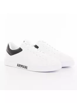 Кроссовки теннисный топор Armani Exchange, белый