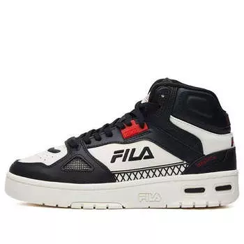 Кроссовки teratach high top black/white Fila, черный
