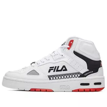 Кроссовки teratach high-top white/red/black Fila, белый