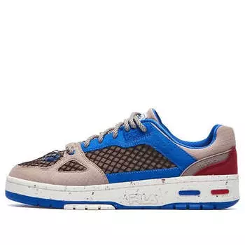 Кроссовки teratach low x marcelo burlon basketball shoes 'brown blue' Fila Fusion, коричневый